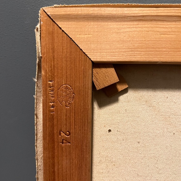 VINTAGE W.C. FIELDS ORIGINAL OIL ON CANVAS PAINTING SIGNED BY ARTIST FLO - Picture 8 of 13